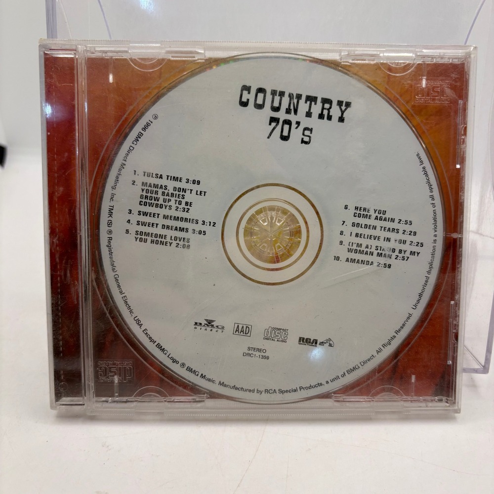 Pure Country 70s Original Hits CD BMG Special‎ Products DRC1-1359 Dolly Parton